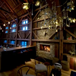The inside is so cozy and beautiful.