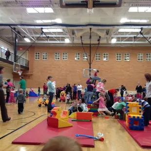 The chaos of &quot;indoor playground,&quot; held Tuesday-Friday from 0930-1130 from October-March.