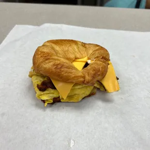 Croissant sandwich, so good!