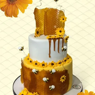 Baby Shower Bee cake !