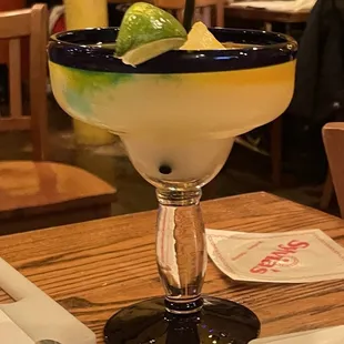 This is a large margarita; smaller ones come complementary with the cooking classes