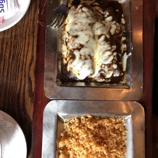 Mole Enchilada. The best gravy in Houston #gravy #enchilada