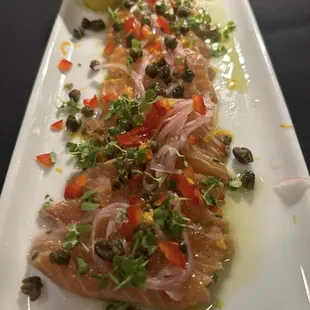 Salmon Crudo
