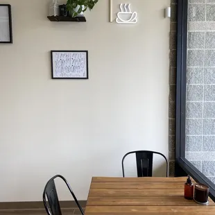 Seating and cute wall art