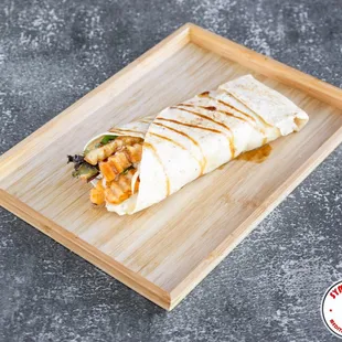 a tortilla wrapped in a tortilla wrap