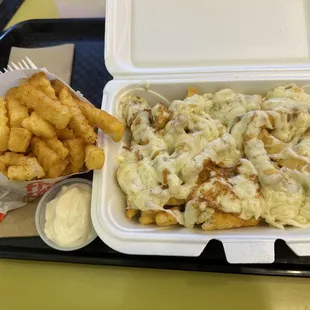 Cajun Fries and Cheese Fries