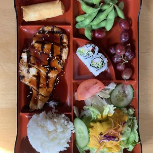 10/9/21 chicken teriyaki bento lunch special