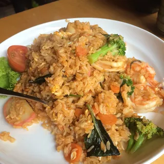Kimchi Seafood Fried Rice