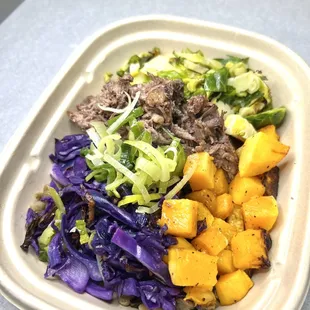 organic braised beef with vegetables