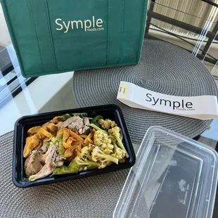 What the Symple foods box looks like - really tasty