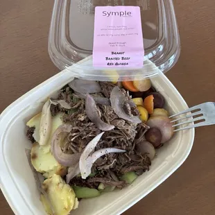 Braised Beef and Quinoa Meal Box