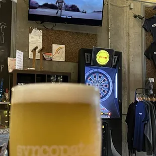 Darts and TV!