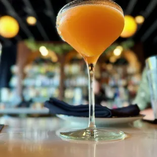 Cocktails - this one had cinnamon syrup and mezcal