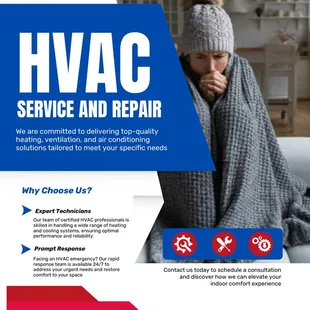 Call us for all your service needs.