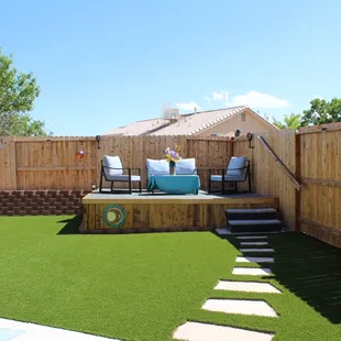 View from back door.