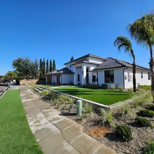 Front yard completed