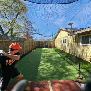 Batting cage is another specialty we install