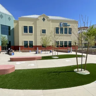 Synthetic Grass Solutions installation at Valley Children's Hospital
