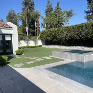 We installed this back yard over 10 years ago