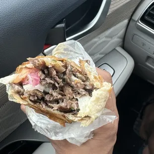 Beef Extra Jumbo Shawarma Sandwich