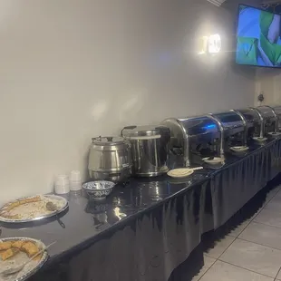 Buffet set up
