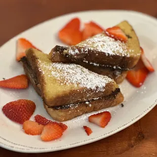 Nutella Stuffed French Toast