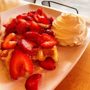 The Leslie Knope waffle - Yum!