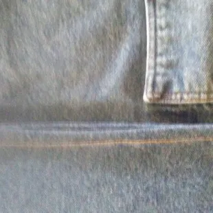 Hemmed Cuff - note the stitching is the same as on the pocket