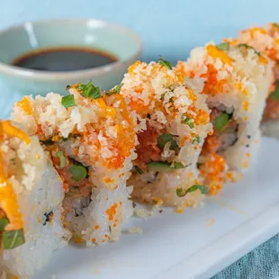 Double Crunchy Spicy Tuna with Ponzu Dipping