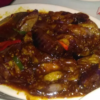 Ginger Garlic Eggplant