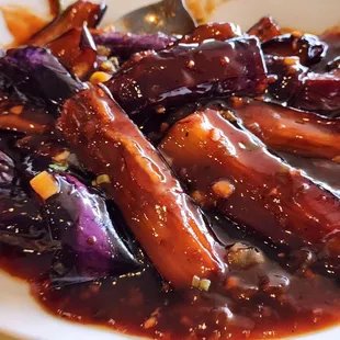 Eggplant in Garlic Sauce
