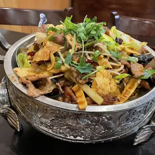 Pork Intestine Hot and Spicy Pot