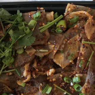 Beef Tendon with Chili and Peppercorn