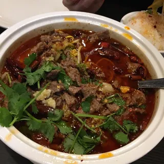 Sliced Beef in Hot and Spicy Gravy