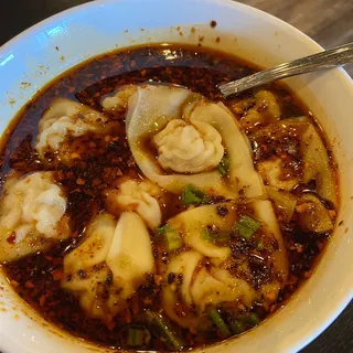 Szechuan Wonton with Chili Oil