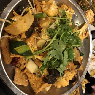 Fried Tofu Hot and Spicy Pot