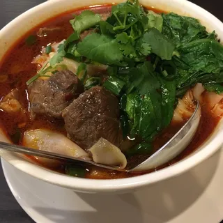 Braised Beef Ho Fun Soup