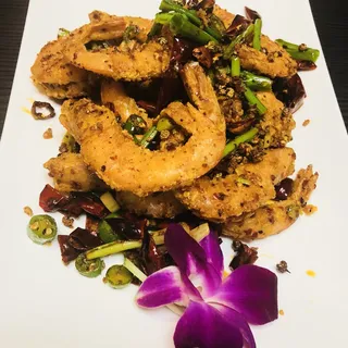 Szechuan Style Shrimp