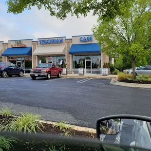 the outside of the building