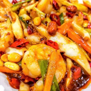 Kung pao shrimp, 5/5. IG: @take.a.bite.with.me