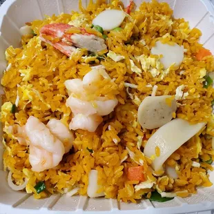 Fried Rice with seafood