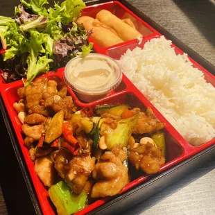 Kung Pao Chicken Bento