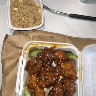 L12. Sesame Chicken Lunch Special