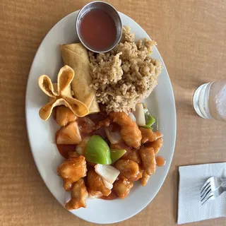 Sweet and Sour Chicken Lunch Special