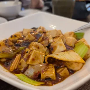 Mapo tofu lunch special