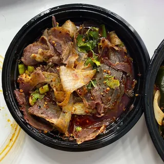 5. Beef and Ox Tripe in Chili Sauce Plate