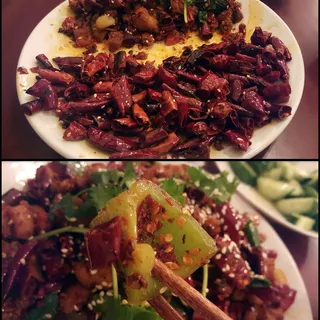 9. Steamed Chicken with Chili Sauce Plate