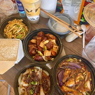 6 Cold Bamboo Shoots with Chili Sauce