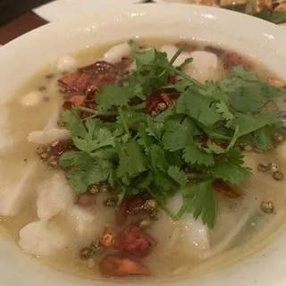 47. Poached Fish Fillets in Chili Oil