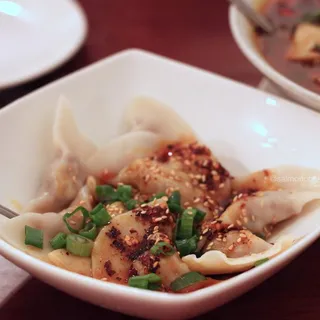 78. Pork Boiled Dumplings with Red Chili Oil